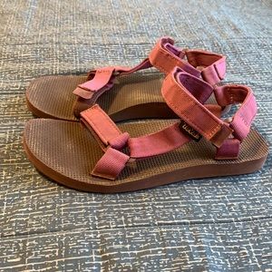 Purple Teva sandals size 7